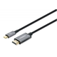 Manhattan kabel USB-C moški/HDMI moški, (UHD) 4K pri 60Hz, 1m 153591