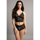 Bralette set perila Valerie, črn