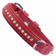 Ogrlica za pse - Swarovski, crvena boja 50cm
