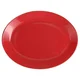 Oval plate, porcelain, 31cm, Seasons, Red - Porland