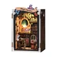 DIY Book Nook komplet za odrasle | Čarobna Soba | Miniaturna hiška z LED | 133 delov | Diorama za knjižno polico | 17,5 x 12 x 10,5 cm | Lubiwood