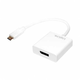 LogiLink 0.14m, USB-C 3.1/DisplayPort USB grafički prilagodnik Bijelo