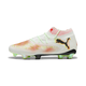 Puma FUTURE 8 ULTIMATE LAUNCH FG Football Boots Unisex, White, Size 38.5, Shoes