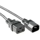 MicroConnect Kabel napajalni C19-C14 2m Črn
