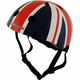 Kiddimoto otroška čelada Union Jack rdeča/modra S