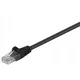 MicroConnect U/UTP CAT5e 1,5 m črne barve PVC