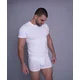 POMIRISHI BAMBOO UNDERWEAR Muška majica kratkih rukava, Bela