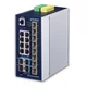 PLANET IP30 Industrial L3 8-Port Managed Gigabit Ethernet (10/100/1000) Blue, White