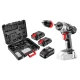 Akumulatorski vrtalnik/vijačnik Energy+ 18 V, Li-Ion, odstranljivo 10 mm vpenjalo, 2 bateriji 2Ah, akumulatorska, kovček 58G022-SET2