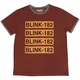 Blink-182 Logo Repeat Red XL Majica