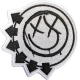Blink-182 Black Six-Arrow Smile Iron-On Patch