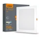 shumee Vgradna bela kvadratna svetilka 22,4 cm vgradna LED 18W DownLight Videx 4000K 2200lm