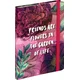 nb grafo Notes A5 črte trde platnice, 96 listov, z elastiko, 0616.12, New Floral roza