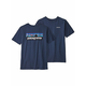 Patagonia Regen Organic Certification Ctn P-6 Logo fantovska majica new navy