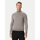 BOSS Pulover H-Ebenji 50565499 Svetlo rjava Regular Fit
