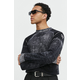 Pamučni pulover Diesel boja: crna, lagani