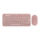 LOGITECH set bežična tastatura i miš Pebble 2 Combo Rose V/Bluetooth, Logitech Bolt
