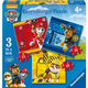 Ravensburger - Puzzle 3in1 Paw Patrol - 15 - 39 kosov