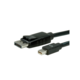 Roline DisplayPort kabel v1.1, DP - Mini DP, M/M, 5.0m, crni