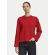 Tommy Hilfiger Bluza WW0WW51740 Temno rdeča Relaxed Fit