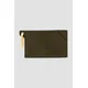 Usnjen etui za kartice AllSaints HEX CARDHOLDER zelena barva, W398XB