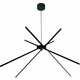 MAXLIGHT P0412 - LED luster na sajli SPIDER LED/33W/230V crna