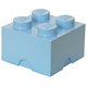 LEGO spremnik BRICK 4 SVIJETLO PLAVI ROOM40031736