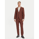 BOSS Obleka H-Huge 50546080 Rjava Slim Fit