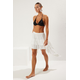 Trendyol Ecru x Woven Ruffle Beach Skirt