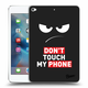 Crna silikonska maskica za Apple iPad mini 4 - Angry Eyes - Transparent