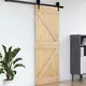vidaXL Vrata NARVIK Naravna 95 x 210 cm Masiven borov les