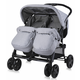 Kolica za blizance Lorelli - Twin Cool Grey