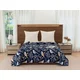 Pregrinjalo za posteljo DENIM BIRDS, modra Dimenzije: 170 x 210 cm