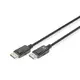 DisplayPort connection cable, DP M/M, 3.0m, w/interlock, DP 1.2, Ultra HD 4K, bl