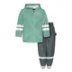 PLAYSHOES Funkcionalna obleka temno siva/pastelno zelena/bela