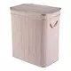 Autronic Koš za perilo bambus, s pokrovom, siv (DB2000 GREY)