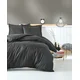 DEKOR DOM Komplet posteljina CB Elegant Stripe Saten, Antracit