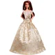 Mattel Barbie Božična lutka rjavolaska 2025