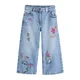 Next Kavbojke moder denim / svetlo modra / svetlo zelena / roza