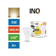 INQ led žarnica - sijalka gu10 5w (34w) toplo bela 3000k