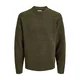 JACK & JONES Pulover JJESoho Ollie pikčasto rjava