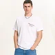 Cropp - Bela majica s printom - white