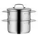 Lonac od nehrđajućeg čelika za kuhanje u pari s poklopcem WMF Cromargan® Mini, ? 16 cm