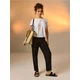 Sinsay - Viskozne pantalone straight leg - crno