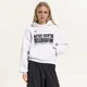 Cropp - Dukserica sa kapuljačom i printom - light grey