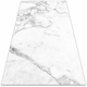 Decormat Zunanja preproga Črna bela marmorna tekstura 140x210 cm
