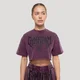 GymBeam Ženska Cropped majica Abyss Raisin M