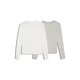 Bershka Majica pegasto siva/bela