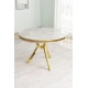 HANAH HOME Trpezarijski sto Mos White Marble Gold