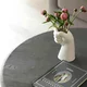 Hanah home Vaza HMY-6404, 17 cm, Bela
